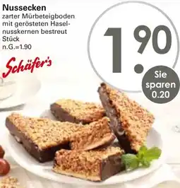 WEZ Schäfer's Nussecken Angebot