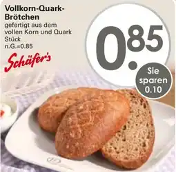 WEZ Schäfer's Vollkorn-Quark Brötchen Angebot