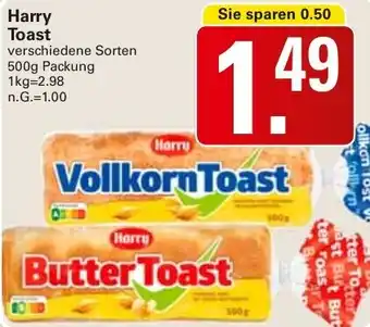 WEZ Harry Toast Angebot