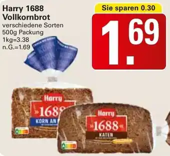 WEZ Harry 1688 Vollkornbrot Angebot