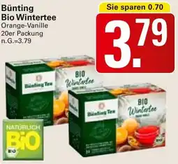 WEZ Bünting Bio Wintertee Angebot
