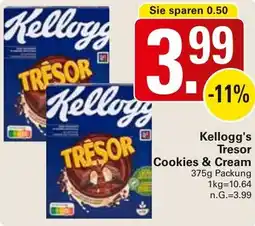 WEZ Kellogg's Tresor Cookies & Cream Angebot