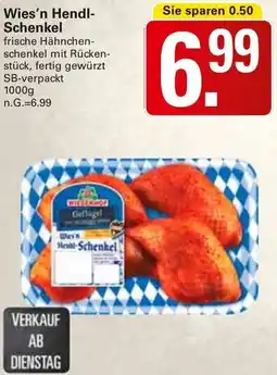 WEZ Wies'n Hendl Schenkel Angebot