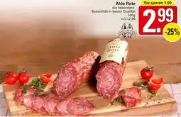WEZ RACK & RUTHER Ahle Rote Angebot