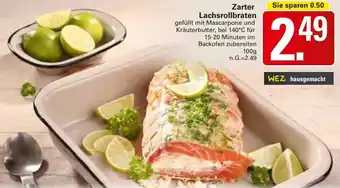 WEZ Zarter Lachsrollbraten Angebot