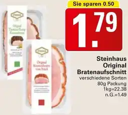 WEZ Steinhaus Original Bratenaufschnitt Angebot