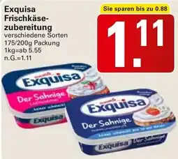 WEZ Exquisa Frischkäsezubereitung Angebot