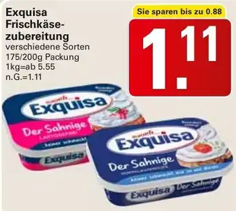WEZ Exquisa Frischkäsezubereitung Angebot