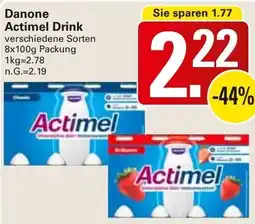 WEZ Danone Actimel Drink Angebot
