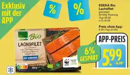WEZ EDEKA Bio Lachsfilet Angebot