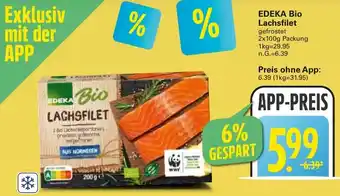 WEZ EDEKA Bio Lachsfilet Angebot
