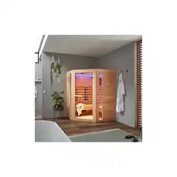 Netto Marken-Discount Home Deluxe Infrarotkabine Redsun XXL Deluxe mit Vollspektrumstrahlern Angebot