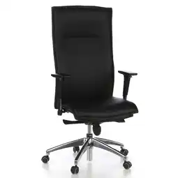 Netto Marken-Discount hjh OFFICE Luxus Chefsessel MURANO 20 Leder mit Armlehnen (höhenverstellbar) Angebot