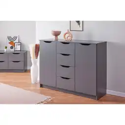 Netto Marken-Discount Inter Link Kommode Sideboard Silenzia in grau Angebot