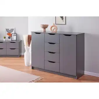 Netto Marken-Discount Inter Link Kommode Sideboard Silenzia in grau Angebot