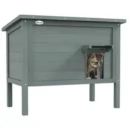 Netto Marken-Discount PawHut Katzenhütte Tannenholz Angebot