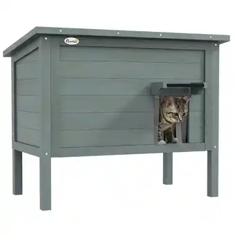 Netto Marken-Discount PawHut Katzenhütte Tannenholz Angebot