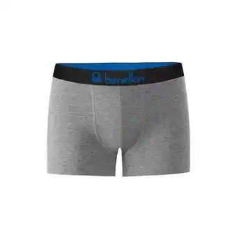 Netto Marken-Discount Benetton 10er Pack Boxershorts / grau-melé / Größe XL Angebot