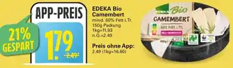 WEZ EDEKA Bio Camembert Angebot