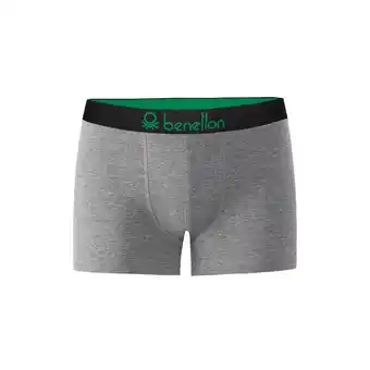 Netto Marken-Discount Benetton 10er Pack Boxershorts / grau-melé / Größe XXL Angebot