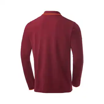 Netto Marken-Discount Chiemsee Herren Langarmpolo Baumwolle / bordeaux / Größe XXL Angebot