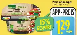 WEZ EDEKA Bio Mini Mozzarella Angebot