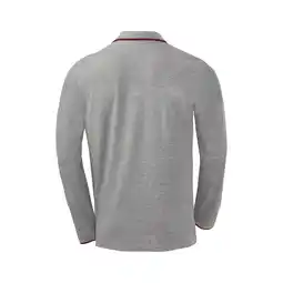 Netto Marken-Discount Chiemsee Herren Langarmpolo Baumwolle / grau / Größe M Angebot
