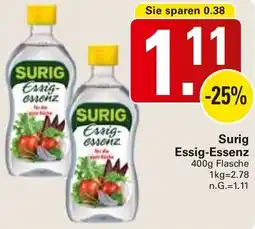 WEZ Surig Essig-Essenz Angebot