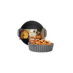 Netto Marken-Discount KitchBo Silikonform 20x20x5 cm schwarz/grau rund Angebot