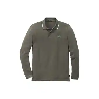 Netto Marken-Discount Chiemsee Herren Langarmpolo Baumwolle / olivgrün / Größe L Angebot