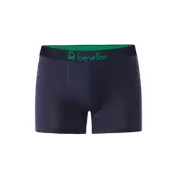 Netto Marken-Discount Benetton 10er Pack Boxershorts / dunkelblau / Größe M Angebot