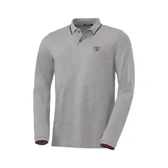 Netto Marken-Discount Chiemsee Herren Langarmpolo Baumwolle / grau / Größe L Angebot