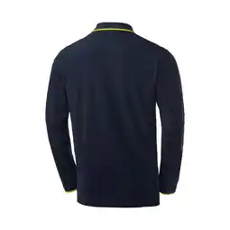 Netto Marken-Discount Chiemsee Herren Langarmpolo Baumwolle / marine / Größe XL Angebot