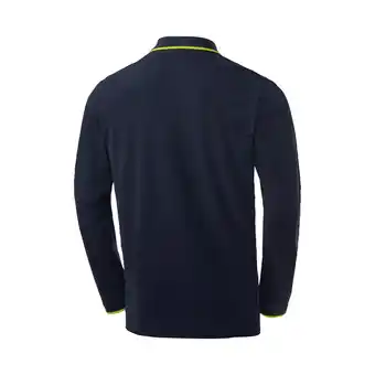Netto Marken-Discount Chiemsee Herren Langarmpolo Baumwolle / marine / Größe XL Angebot