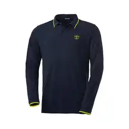 Netto Marken-Discount Chiemsee Herren Langarmpolo Baumwolle / marine / Größe M Angebot