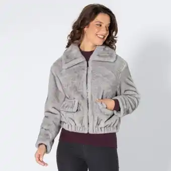 NKD Damen-Kunstfell-Blouson mit Taschen Angebot