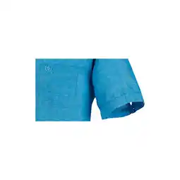 Netto Marken-Discount Franco Bettoni Herren Leinen-Baumwollhemd / türkis / Größe 43/44 Angebot