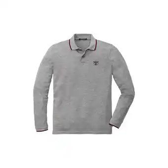 Netto Marken-Discount Chiemsee Herren Langarmpolo Baumwolle / grau / Größe XXL Angebot