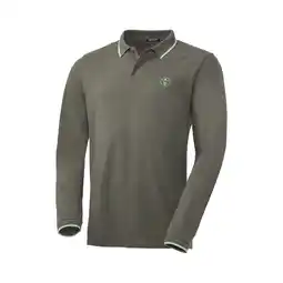 Netto Marken-Discount Chiemsee Herren Langarmpolo Baumwolle / olivgrün / Größe XXL Angebot