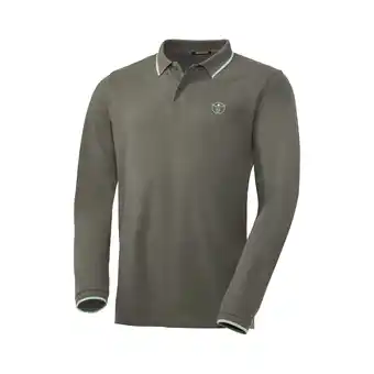 Netto Marken-Discount Chiemsee Herren Langarmpolo Baumwolle / olivgrün / Größe XXL Angebot