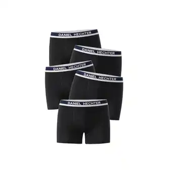 Netto Marken-Discount Daniel Hechter 5er Pack Boxershorts / schwarz / Größe M Angebot