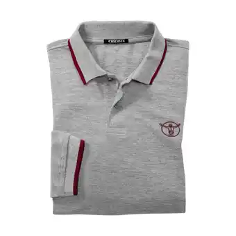 Netto Marken-Discount Chiemsee Herren Langarmpolo Baumwolle / grau / Größe XL Angebot