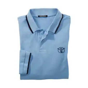 Netto Marken-Discount Chiemsee Herren Langarmpolo Baumwolle / hellblau / Größe L Angebot