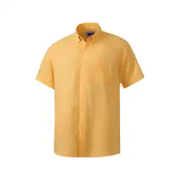 Netto Marken-Discount Franco Bettoni Herren Leinen-Baumwollhemd / sonnengelb / Größe 41/42 Angebot