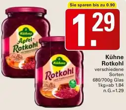 WEZ Kühne Rotkohl Angebot