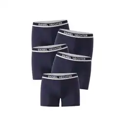 Netto Marken-Discount Daniel Hechter 5er Pack Boxershorts / marine / Größe XXL Angebot