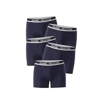 Netto Marken-Discount Daniel Hechter 5er Pack Boxershorts / marine / Größe XXL Angebot