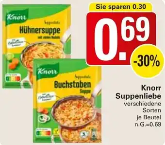 WEZ Knorr Suppenliebe Angebot