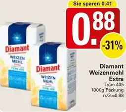 WEZ Diamant Weizenmehl Extra Angebot