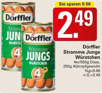 WEZ Dörffler Stramme Jungs Würstchen Angebot